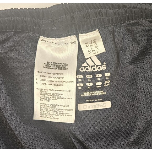 Vintage Adidas Track Pants Mens XL Sweatpants Baggy Y2K Wide Leg Blue Streetwear - Picture 5 of 8
